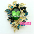 Gran broche de joyería de moda a medida azul